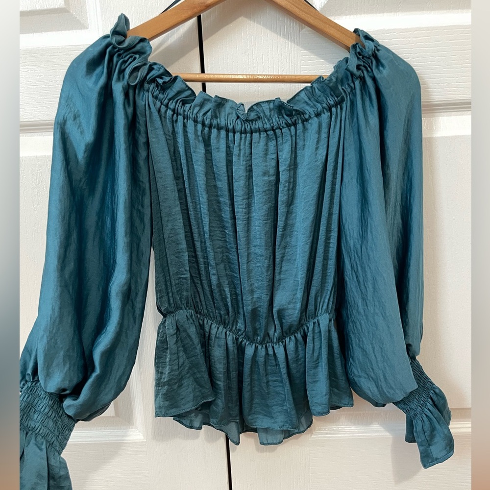 ⚡️ NEW Boutique Teal OTS Top